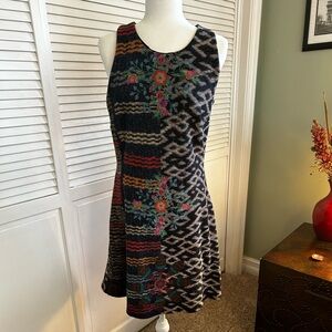 Desiqual large print dress. Great with a Jean jacket.